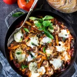 Baked Ziti with Mushrooms & Spinach (No Boil!)