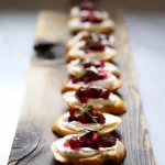 Beet Bruschetta with Goat Cheese and Basil